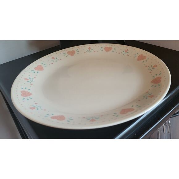 CORELLE CORNING Forever Yours Dinner Plates 10 1/4" (SET OF 2) - Picture 4 of 8